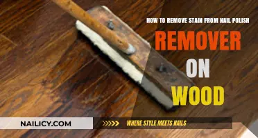 Removing Nail Polish Stains from Wood: A Quick Guide