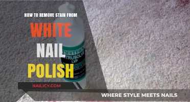 Erase Stains: Keep Your White Nail Polish Pristine