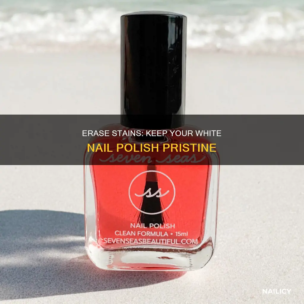 how to remove stain from white nail polish