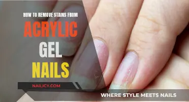 Acrylic Gel Nails: Removing Stains and Keeping Them Pristine