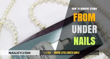 Get Rid of Those Stubborn Under-Nail Stains