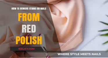 Erase Red Polish Stains on Nails Easily