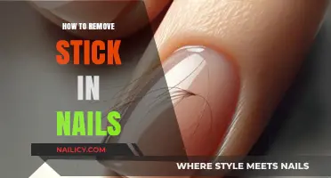 Effective Ways to Remove Stubborn Sticks from Nails