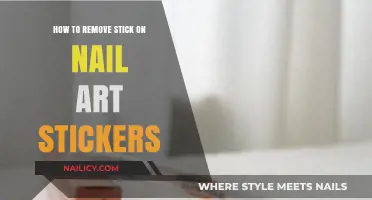 Easy Removal of Nail Art Stickers