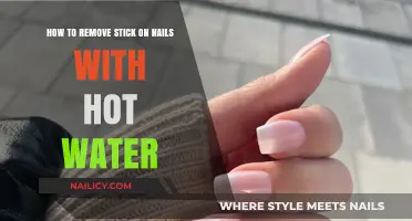 Hot Water Soak: An Easy Way to Remove Stick-on Nails