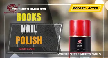 Removing Book Stickers with Nail Polish: An Easy Hack
