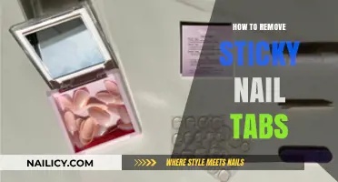 Simple Methods to Remove Sticky Nail Tabs