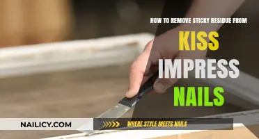 Removing Kiss Impress Nails' Sticky Residue: A Quick Guide