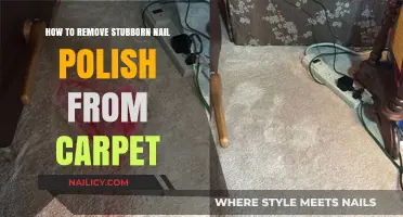 Removing Stubborn Nail Polish Stains from Carpet