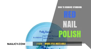 Removing Stubborn Red Nail Polish: Quick and Easy Guide