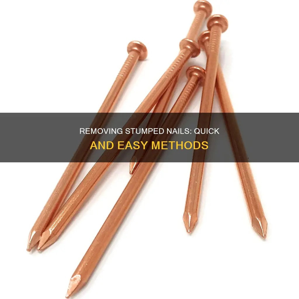 how to remove stumped nail