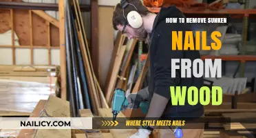 Extracting Sunken Nails: Techniques for Wood
