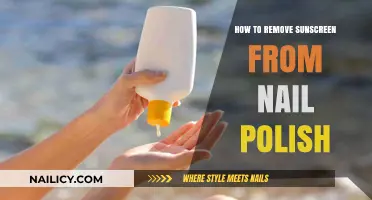 Removing Sunscreen Stains from Nails: Quick and Easy Guide