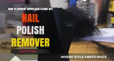 Removing Super Glue Stains: Alternatives to Nail Polish Remover