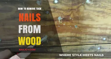 Efficiently Removing Tack Nails from Wood
