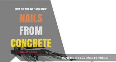 Removing Tack Strip Nails: Concrete-Friendly Methods