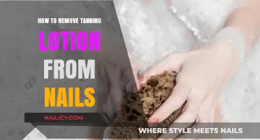 Erase Tanning Lotion Stains From Nails Easily
