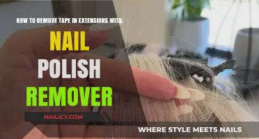 Removing Tape-In Hair Extensions: Acetone to the Rescue!