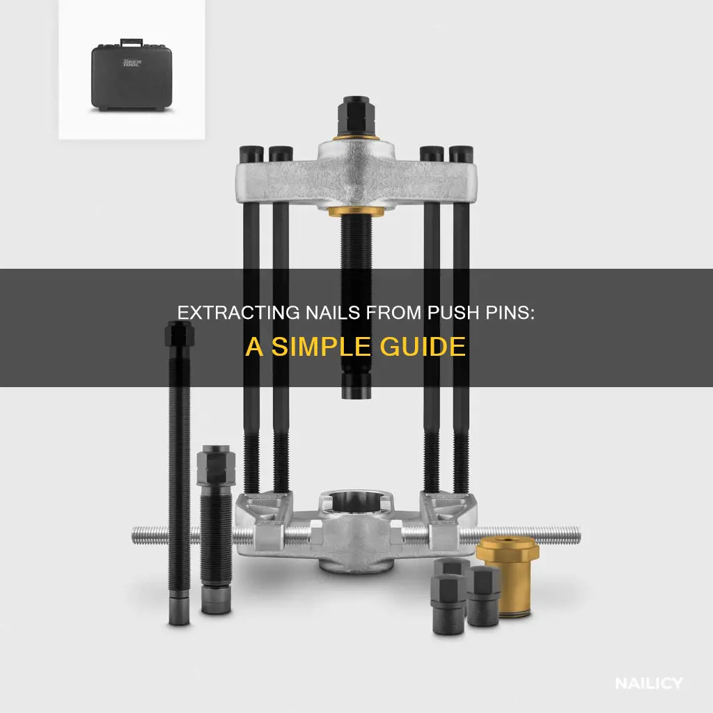 how to remove the nail from a push pin