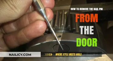 Efficiently Removing Door Nail Pins