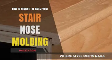 Efficiently Removing Nails from Stair Nose Molding