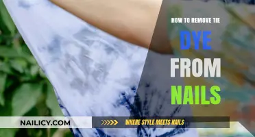 Removing Tie-Dye from Nails: Easy Solutions
