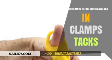 Removing Tie Holder Nails: An Easy Guide