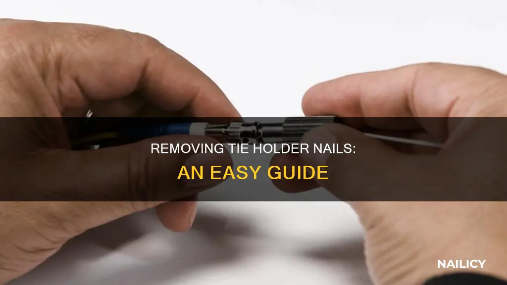 how to remove tie holder coaxial nail in clamps tacks