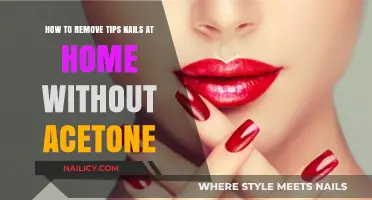 Removing Tip Nails: No Acetone, No Problem