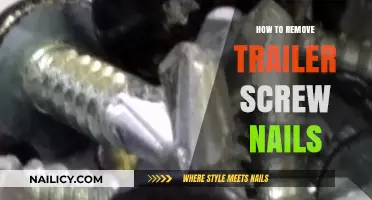 Efficiently Removing Trailer Screw Nails