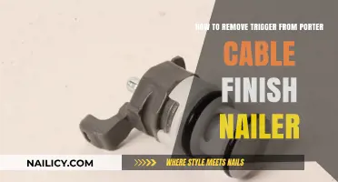 Fixing Porter Cable Finish Nailer: Removing the Trigger
