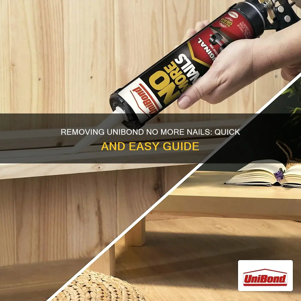 how to remove unibond no more nails