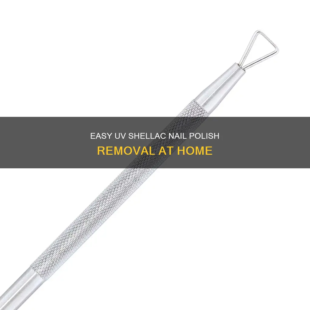 how to remove uv shellac nail polish