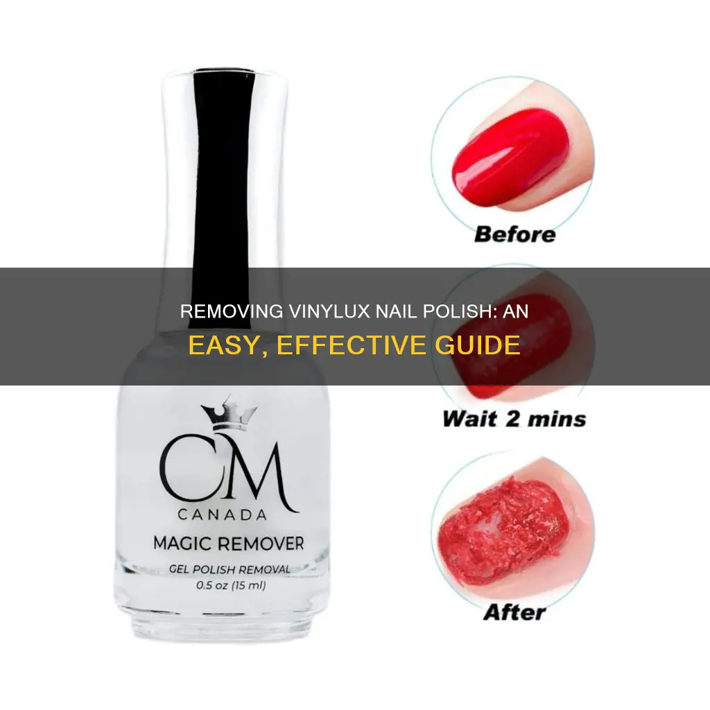 how to remove vinylux nail polish