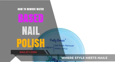 Easy Removal of Water-Based Nail Polish