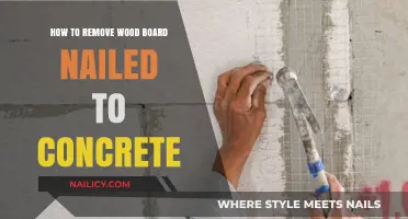 Removing Wood Boards Nailed to Concrete: Effective Techniques