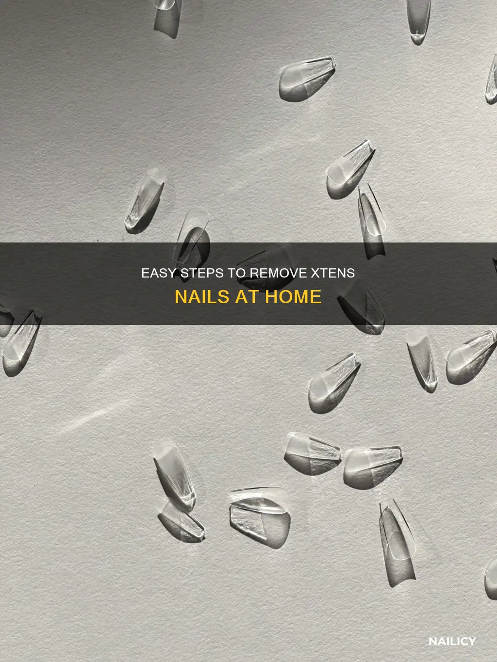how to remove xtens nails