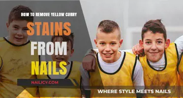 Erase Yellow Curry Stains from Nails Easily