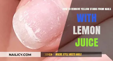 Lemon Power: Removing Nail Stains with Lemon Juice