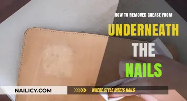 Get Grease Out from Under Your Nails