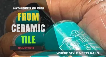 Easy Ways to Remove Nail Polish from Ceramic Tiles