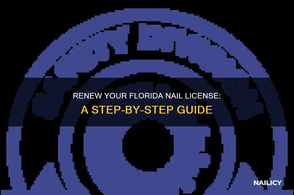 how to renew my nail license in florida