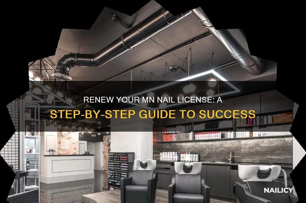 how to renew nail license in mn