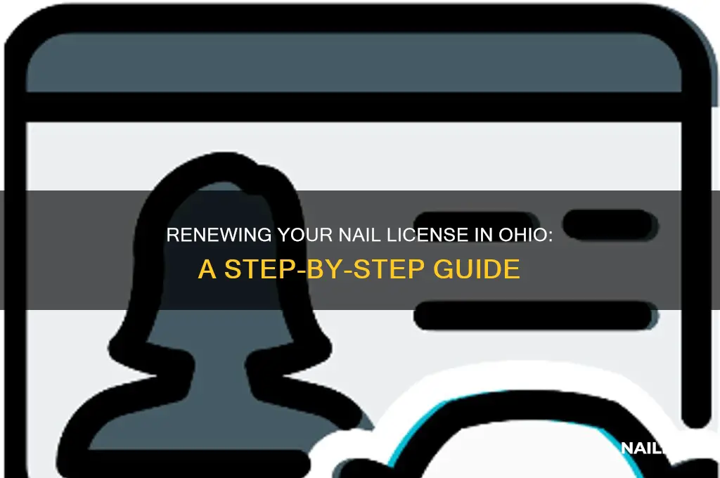 how to renew nail license in ohio