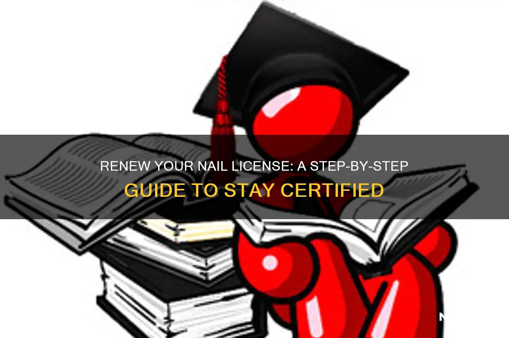 how to renew nail license