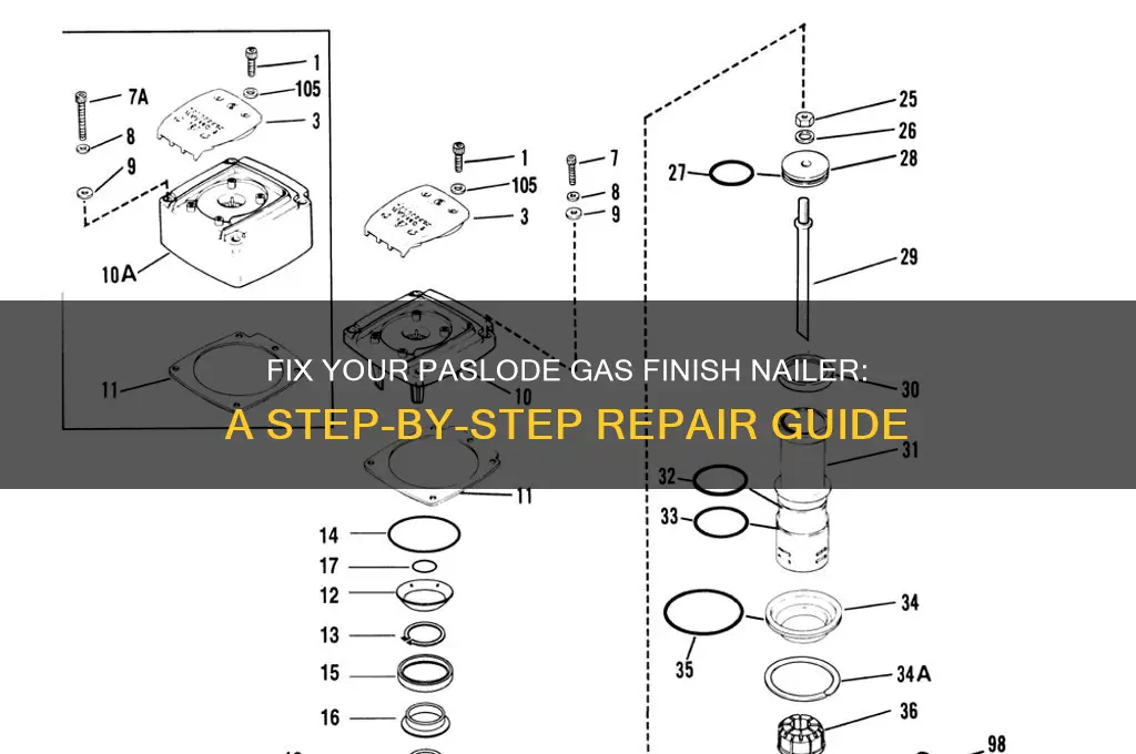 how to repair a pasload gas finish nailer