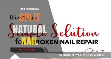 Quick Fix for Split Natural Nails: Repair and Strengthen Tips