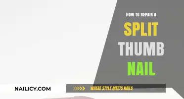 Quick Fix for Split Thumb Nails: Repair and Restore Strength