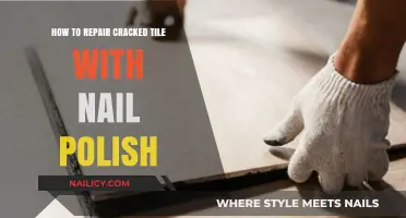Fix Cracked Tiles Easily: Nail Polish Repair Guide