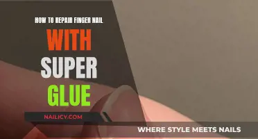 Repairing Nails with Super Glue: A Quick Fix